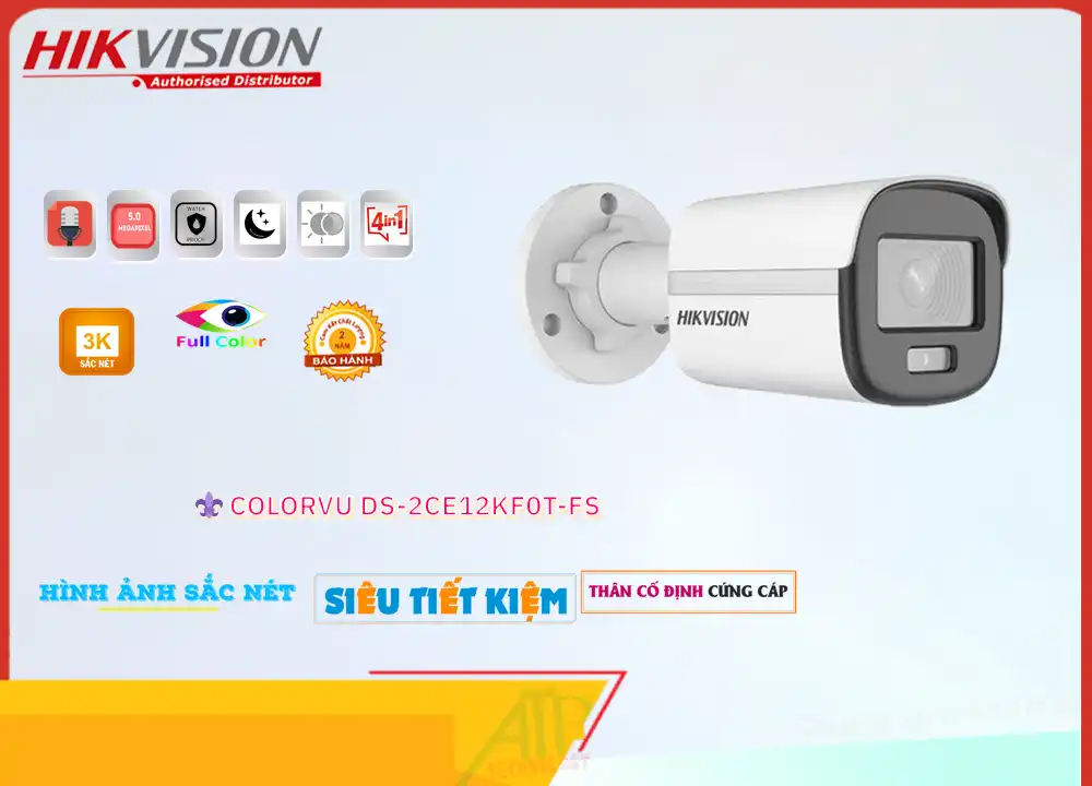 Camera Giá Rẻ Hikvision DS-2CE12KF0T-FS Công Nghệ Mới Camera Giá Rẻ Hikvision DS-2CE12KF0T-FS Công Nghệ Mới