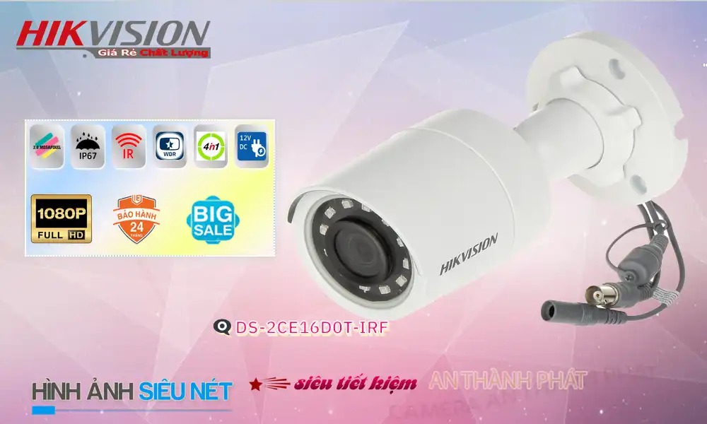 DS-2CE16D0T-IRF Camera Hikvision