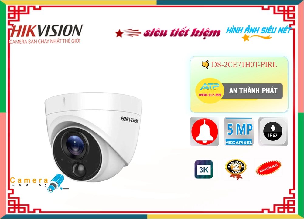 Hikvision DS-2CE71H0T-PIRL Hình Ảnh Đẹp Hikvision DS-2CE71H0T-PIRL Hình Ảnh Đẹp