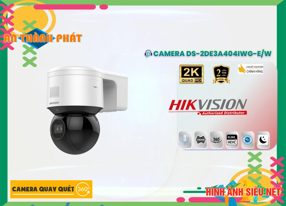 DS-2DE3A404IWG-E/W sắc nét Hikvision DS-2DE3A404IWG-E/W sắc nét Hikvision