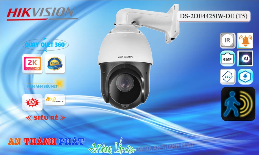 DS-2DE4425IW-DE(T5) Hình Ảnh Đẹp Hikvision