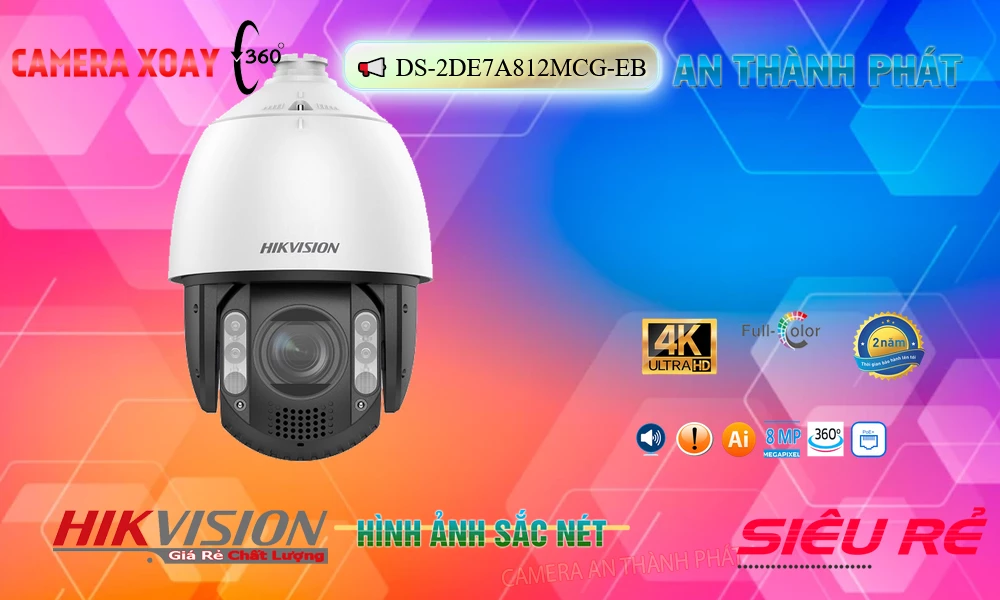 DS-2DE7A812MCG-EB Camera Chính Hãng Hikvision