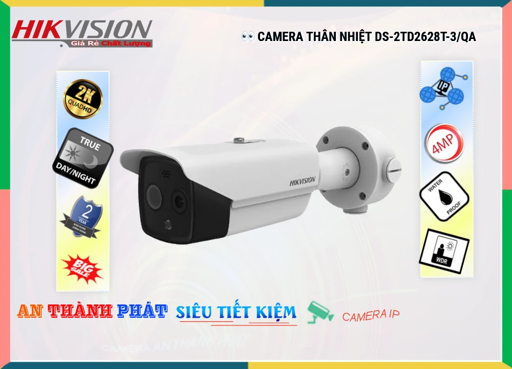 DS-2TD2628T-3/QA Sắc Nét Hikvision DS-2TD2628T-3/QA Sắc Nét Hikvision