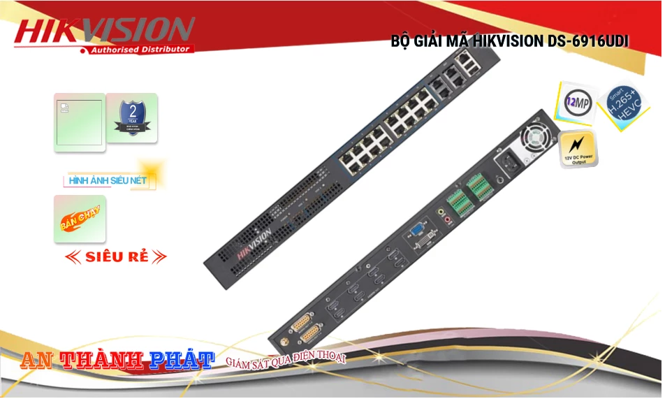 ✪ Đầu Thu KTS Hikvision DS-6916UDI Giá rẻ ✪ Đầu Thu KTS Hikvision DS-6916UDI Giá rẻ