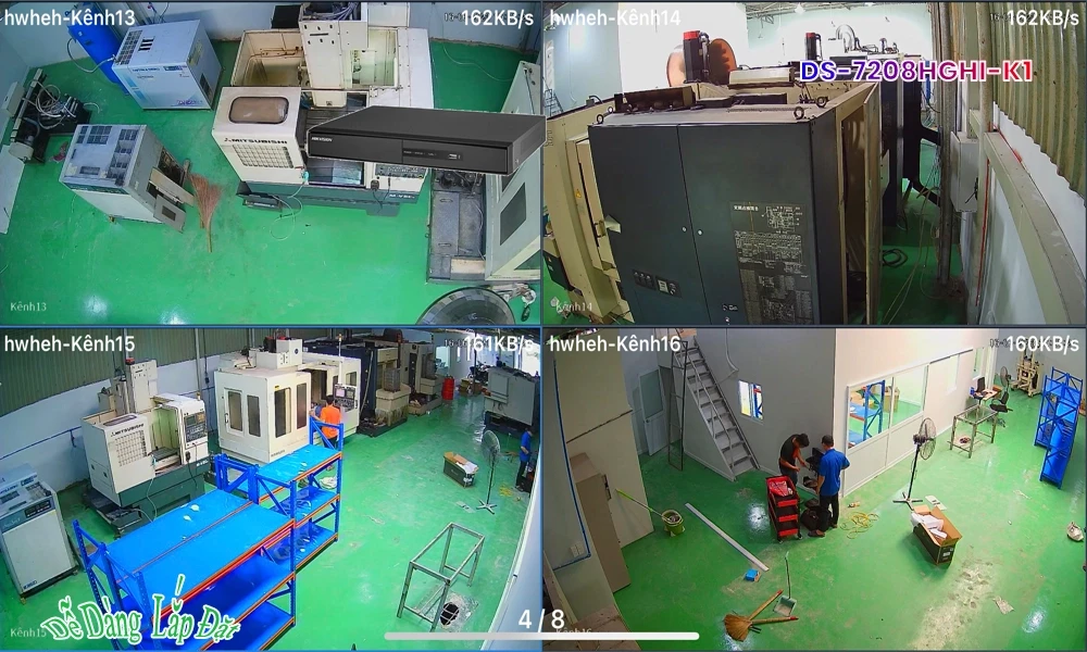 DS-7208HGHI-K1Thiết Bị Ghi Hình Thiết kế Đẹp Hikvision