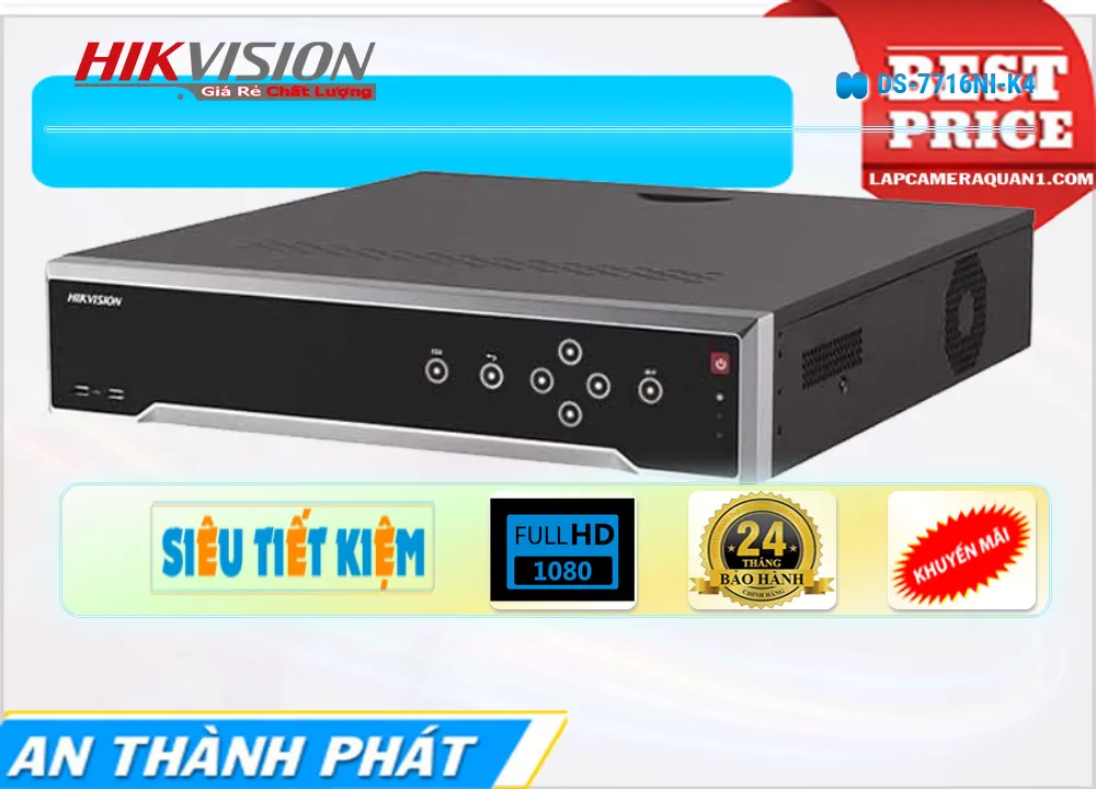 🌟👌 Đầu ghi Hikvision DS-7716NI-K4 Tiết Kiệm 🌟👌 Đầu ghi Hikvision DS-7716NI-K4 Tiết Kiệm