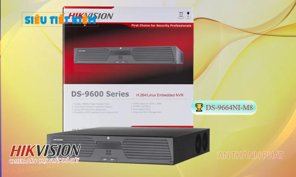 Đầu Ghi Hikvision DS-9664NI-M8