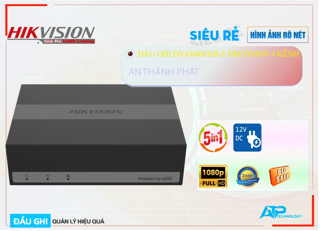 Đầu Thu KTS Hikvision DS-E04HGHI-E Chức Năng Cao Cấp Đầu Thu KTS Hikvision DS-E04HGHI-E Chức Năng Cao Cấp