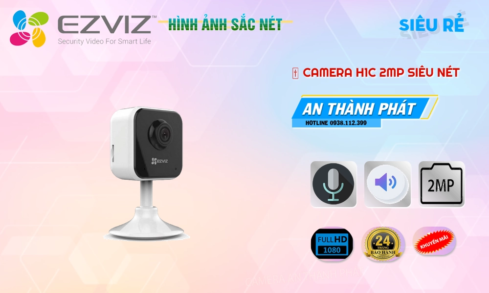 H1C 2MP Camera Wifi Ezviz Giá tốt H1C 2MP Camera Wifi Ezviz Giá tốt