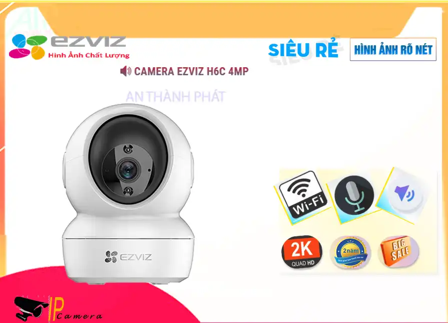 H6C 4MP Sắc Nét Wifi Ezviz H6C 4MP Sắc Nét Wifi Ezviz