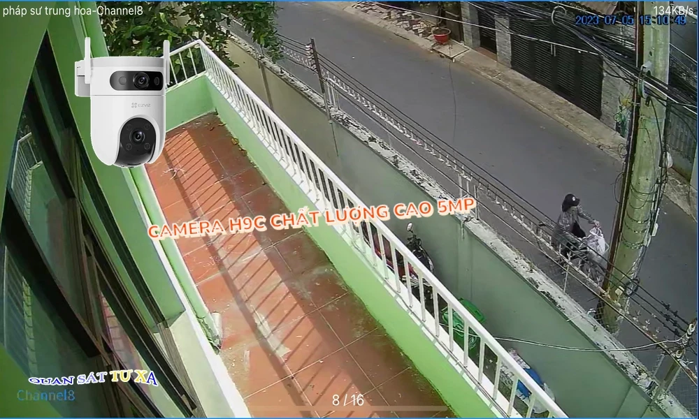 H9C (5MP+5MP) Camera Wifi Ezviz Giá rẻ
