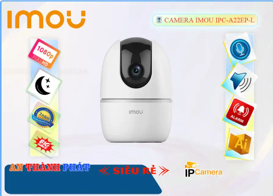 Camera Wifi Imou Chất Lượng IPC-A22EP-L