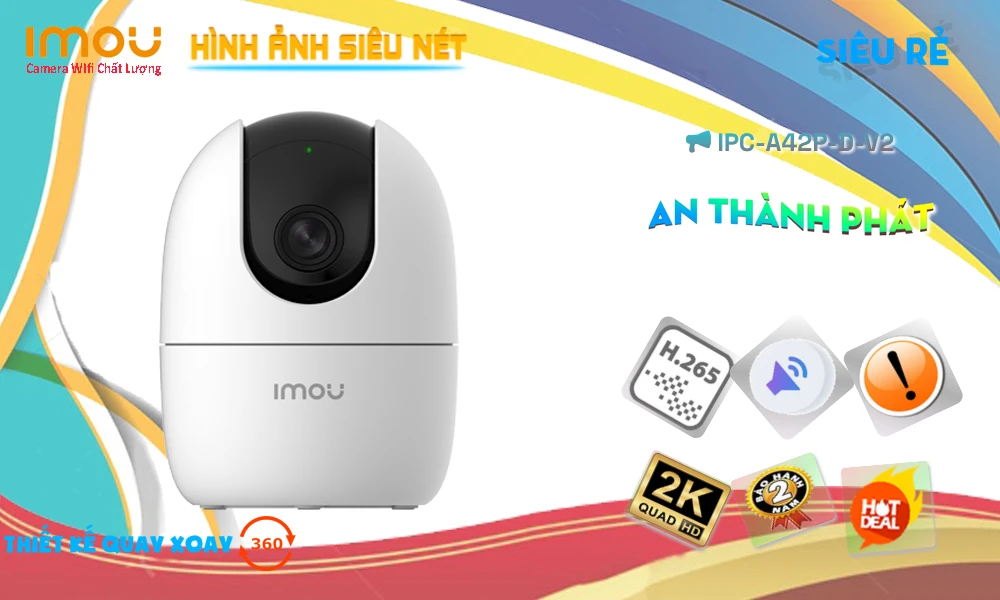Camera Wifi Imou IPC-A42P-D-V2 Camera Wifi Imou IPC-A42P-D-V2