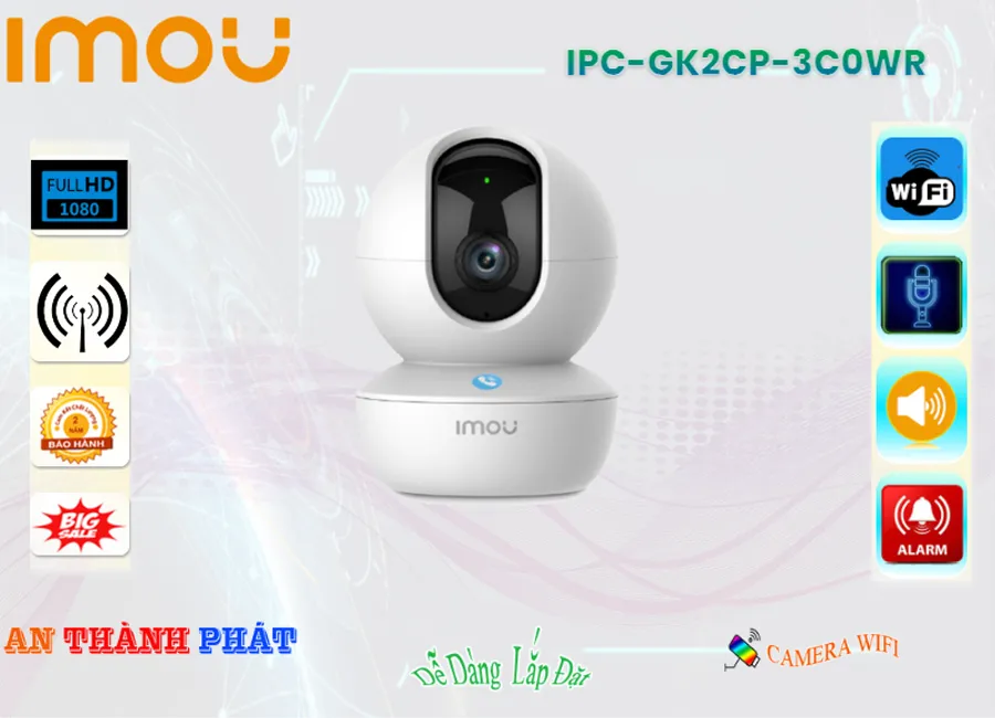 Camera Imou Xoay 360 IPC-GK2CP-3C0WR,IPC-GK2CP-3C0WR Giá Hấp Dẫn, Loại Camera Giá re IPC-GK2CP-3C0WR Giá rẻ nhất,IPC-GK2CP-3C0WR Wifi Không Dây  Chất lượng nhất,IPC-GK2CP-3C0WR giá kỹ thuật,Phân Phối Sỉ IPC-GK2CP-3C0WR Ultra 2k lite 3.0 megapixel ,Công ty bán IPC-GK2CP-3C0WR,IPC-GK2CP-3C0WR Giá Hấp Dẫn,IPC-GK2CP-3C0WR Giá rẻ nhất