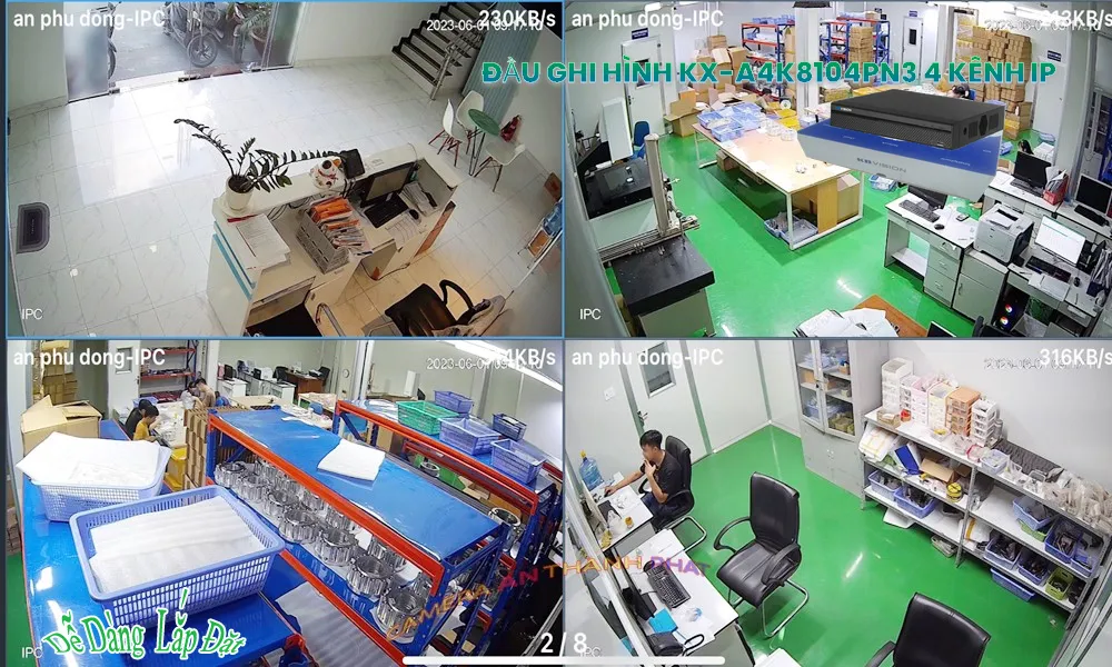 KX-A4K8104PN3 Đầu Ghi Hình Chức Năng Cao Cấp