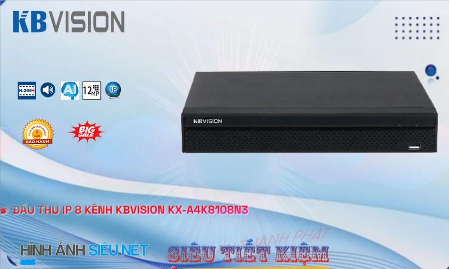 Đầu Ghi KX-A4K8108N3 Công Nghệ Mới