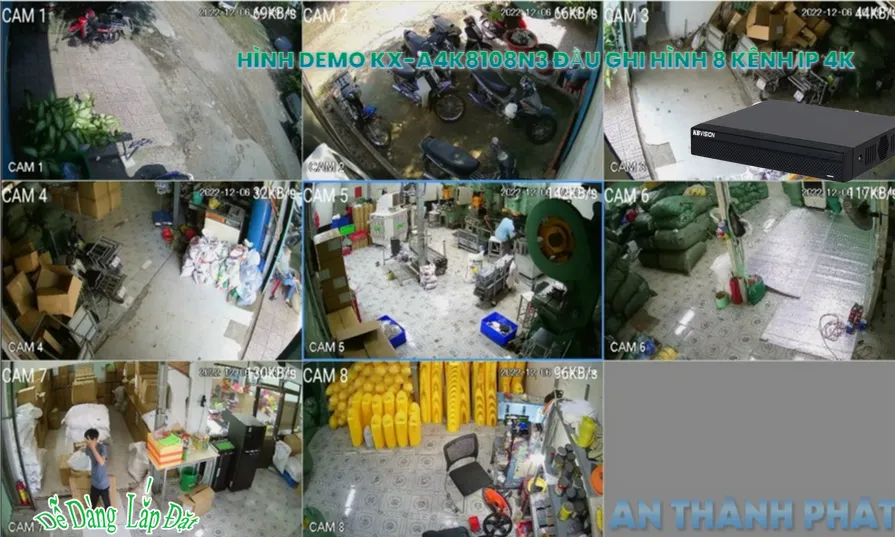 Đầu Ghi KX-A4K8108N3 Công Nghệ Mới