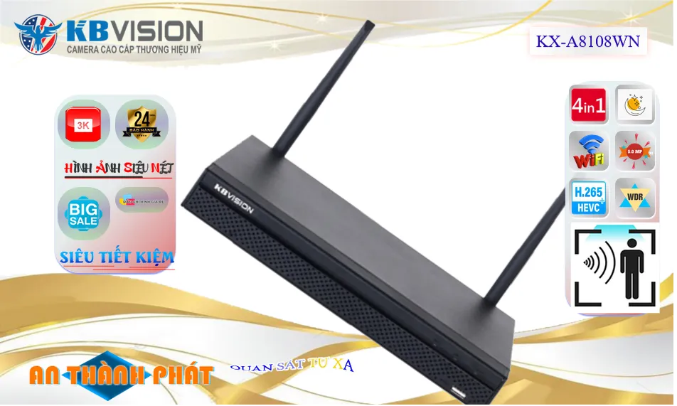 KX-A8108WN Đầu Ghi Hình