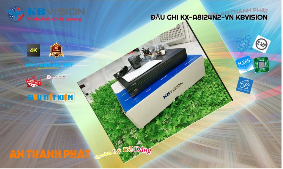 KX-A8124N2-VN Đầu ghi Camera KBvision Đang giảm giá