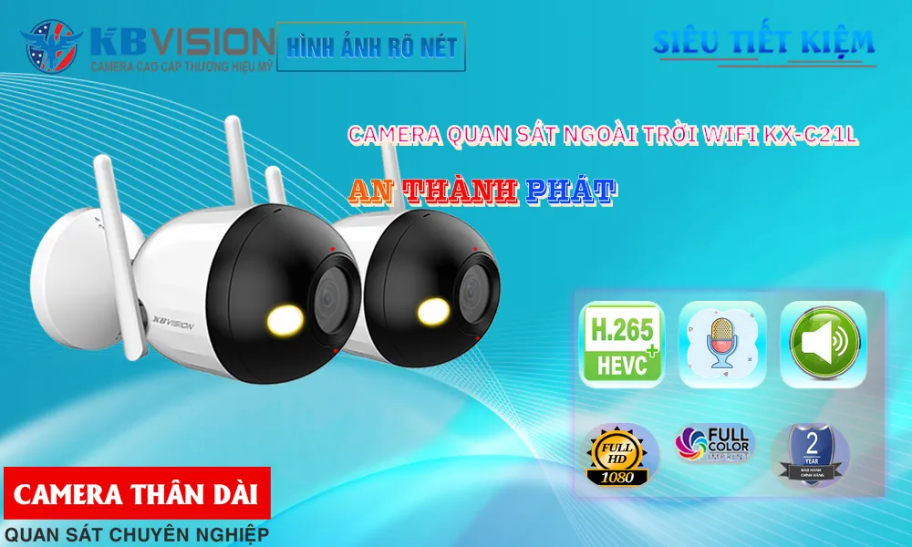 KX-C21L Camera IP Không Dây Thiết kế Đẹp KBvision KX-C21L Camera IP Không Dây Thiết kế Đẹp KBvision