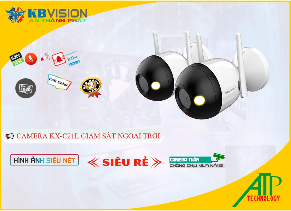 KX-C21L Camera IP Không Dây Thiết kế Đẹp KBvision KX-C21L Camera IP Không Dây Thiết kế Đẹp KBvision