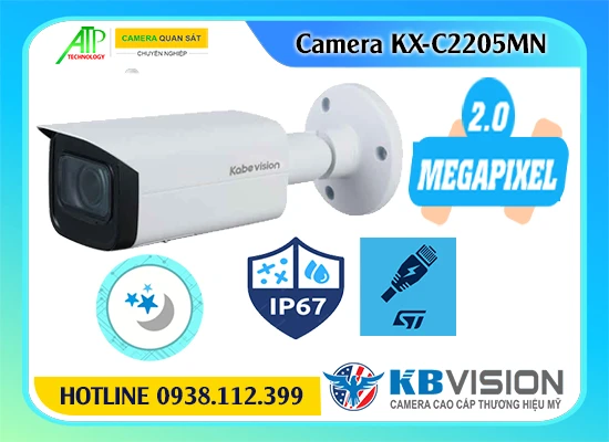 KX-C2205MN,Giá giá sỉ KX-C2205MN,KX-C2205MN Giá chiết khấu,Bán giá rẻ KBvision KX-C2205MN Giá tốt ,Phân Phối Sỉ Camera, Camera Thân KX-C2205MN