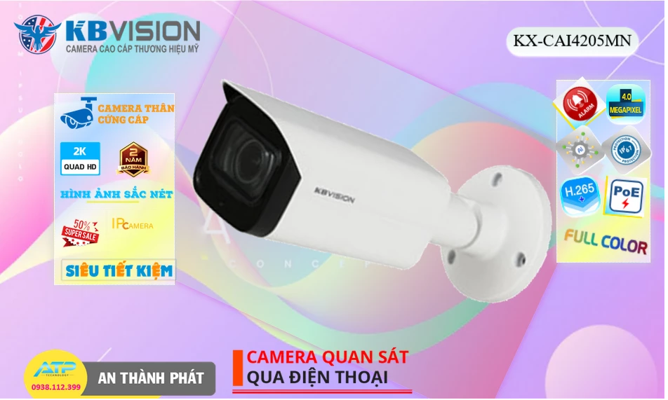 KX-CAi4205MN Camera Giá Rẻ KBvision KX-CAi4205MN Camera Giá Rẻ KBvision