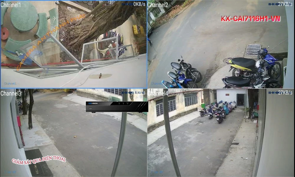 Đầu Thu KTS KBvision KX-CAi7116H1-VN ✪ Đầu Thu KTS KBvision KX-CAi7116H1-VN ✪