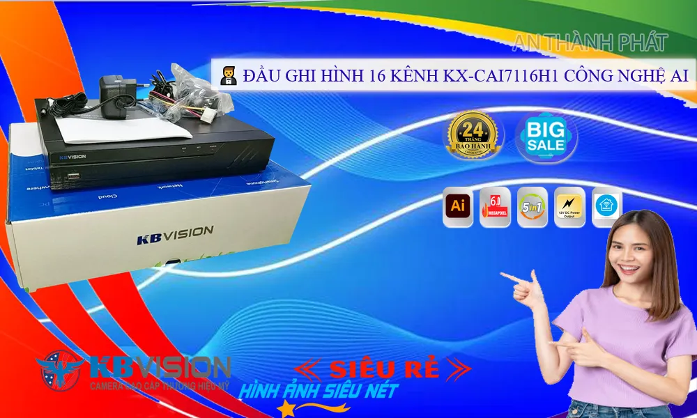 KX-CAi7116H1 Đầu Ghi Hình Công Nghệ Mới KX-CAi7116H1 Đầu Ghi Hình Công Nghệ Mới