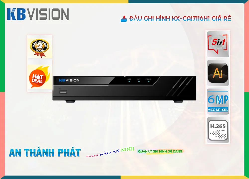 KX-CAi7116H1 Đầu Ghi Hình Công Nghệ Mới KX-CAi7116H1 Đầu Ghi Hình Công Nghệ Mới