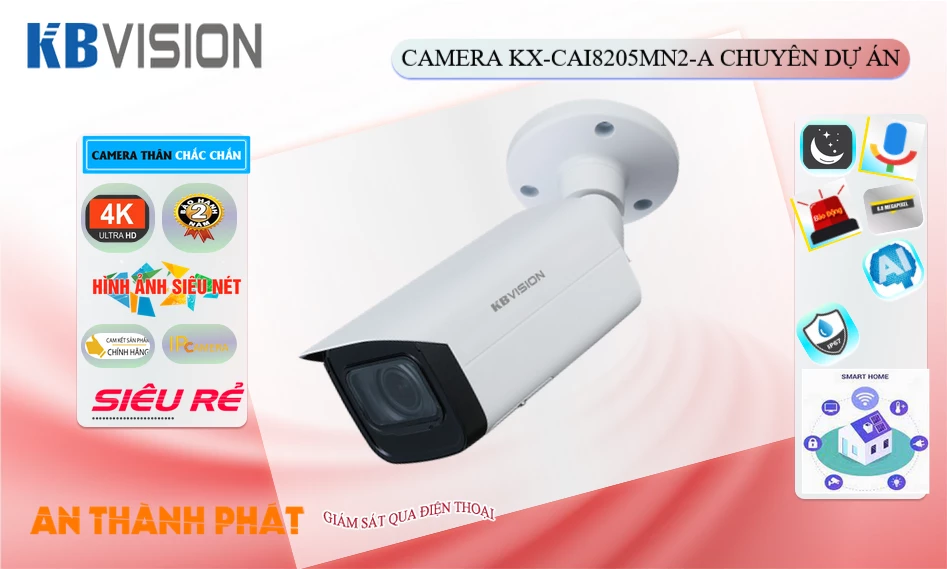KX-CAi8205MN2-A KBvision Với giá cạnh tranh