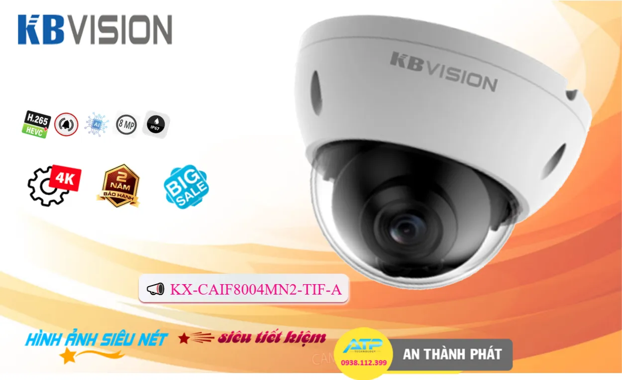 KX-CAiF8004MN2-TiF-A Camera KBvision KX-CAiF8004MN2-TiF-A Camera KBvision