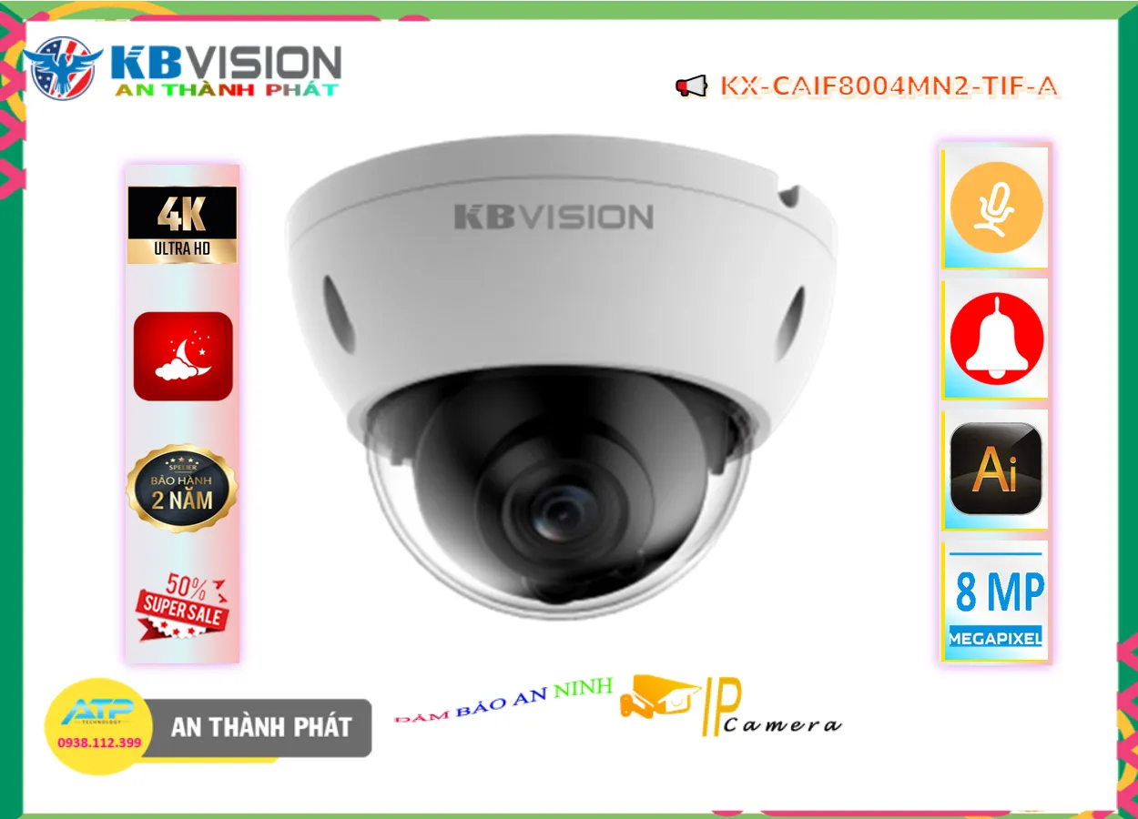 KX-CAiF8004MN2-TiF-A Camera KBvision KX-CAiF8004MN2-TiF-A Camera KBvision