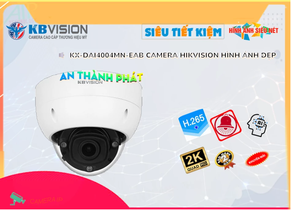 KBvision KX-DAi4004MN-EAB Sắc Nét KBvision KX-DAi4004MN-EAB Sắc Nét