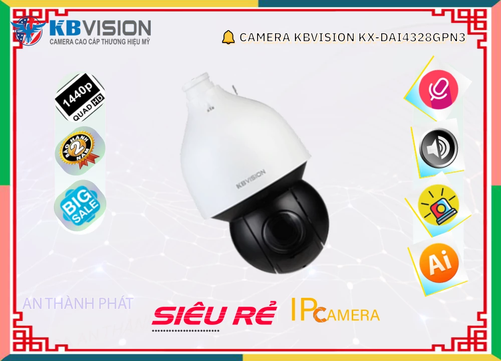 KX-DAi4328GPN3 Camera Chính Hãng KBvision KX-DAi4328GPN3 Camera Chính Hãng KBvision