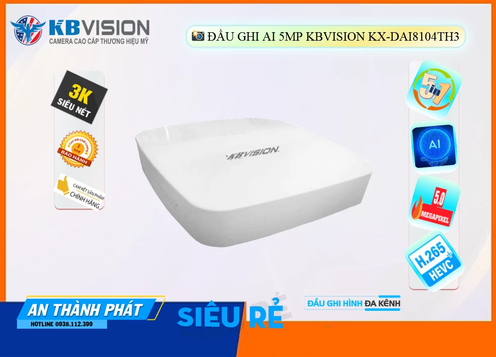 KX-DAi8104TH3Thiết Bị Ghi Hình Với giá cạnh tranh KBvision KX-DAi8104TH3Thiết Bị Ghi Hình Với giá cạnh tranh KBvision