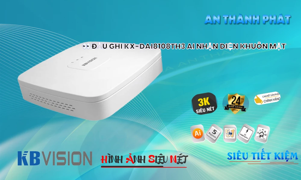 ✪ KX-DAi8108TH3 Đầu ghi Camera KBvision Đang giảm giá ✪ KX-DAi8108TH3 Đầu ghi Camera KBvision Đang giảm giá
