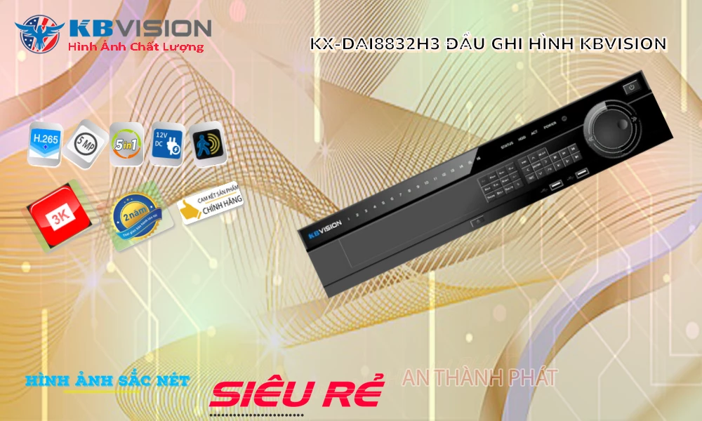 KX-DAi8832H3Thiết Bị Ghi Hình Chất Lượng KBvision KX-DAi8832H3Thiết Bị Ghi Hình Chất Lượng KBvision