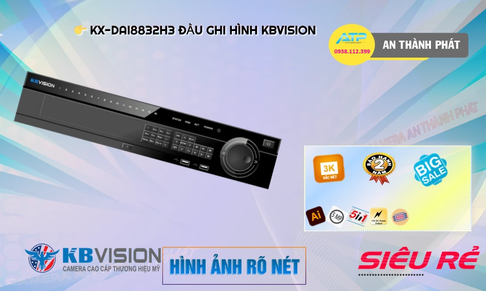 KX-DAi8832H3Thiết Bị Ghi Hình Chất Lượng KBvision KX-DAi8832H3Thiết Bị Ghi Hình Chất Lượng KBvision