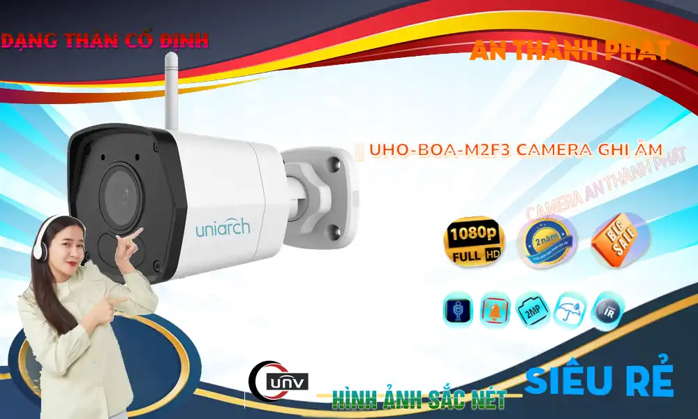 UHO-BOA-M2F3 UNV (Uniview) Thiết kế Đẹp