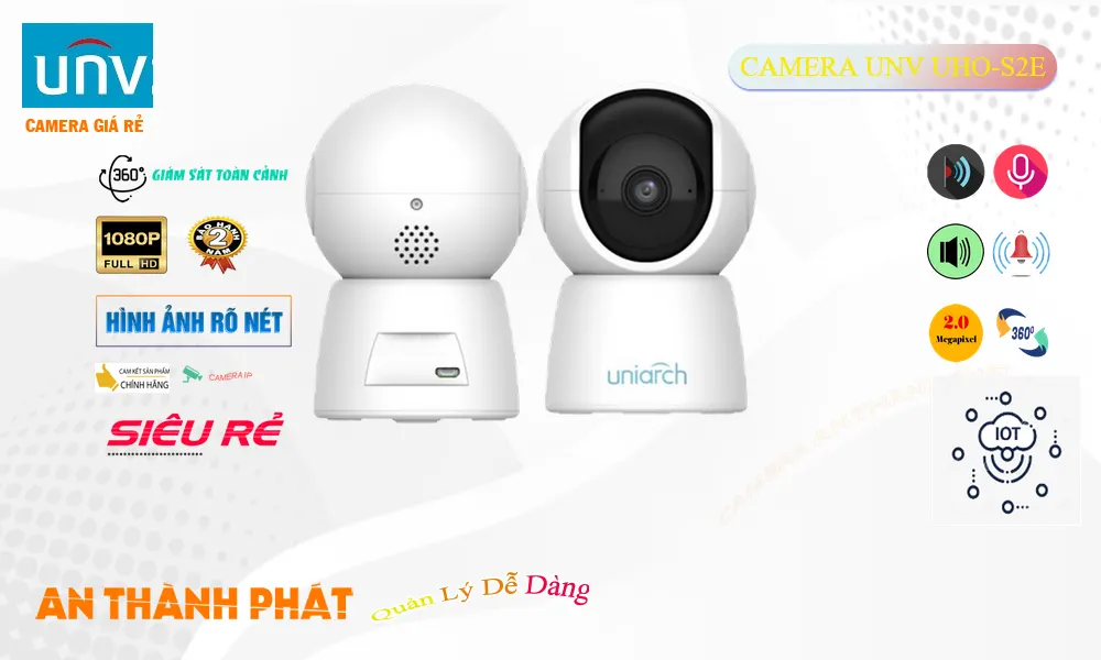 UNV (Uniview) UHO-S2E Sắc Nét UNV (Uniview) UHO-S2E Sắc Nét