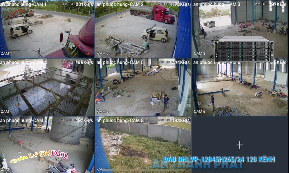 Đầu Ghi Camera VP-12845H265/24 VanTech giá rẻ chất lượng cao