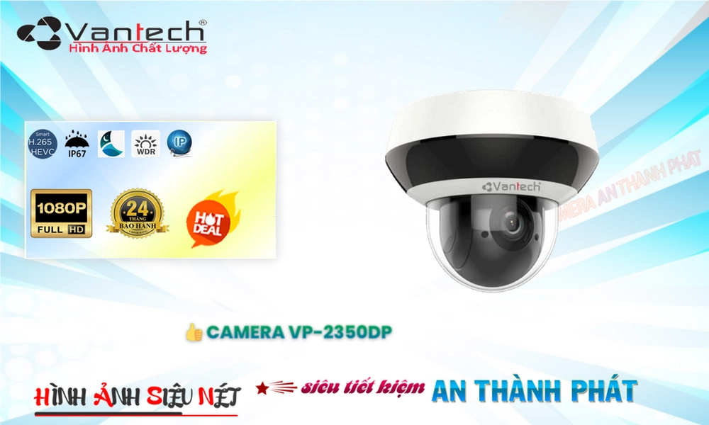 VP-2350DP Camera Cấp Nguồ Qua Dây Mạng VanTech
