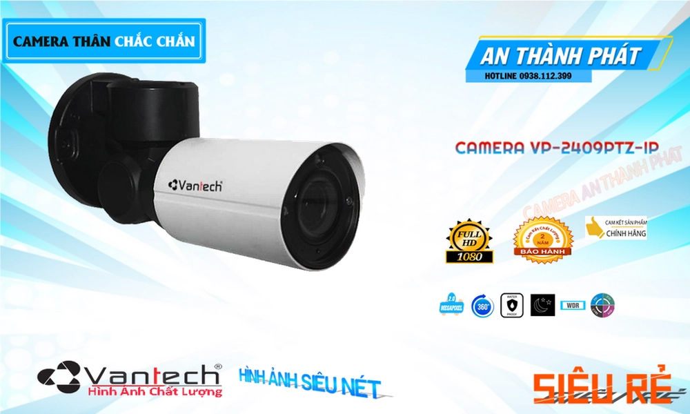 VP-2409PTZ-IP VanTech Thiết kế Đẹp VP-2409PTZ-IP VanTech Thiết kế Đẹp