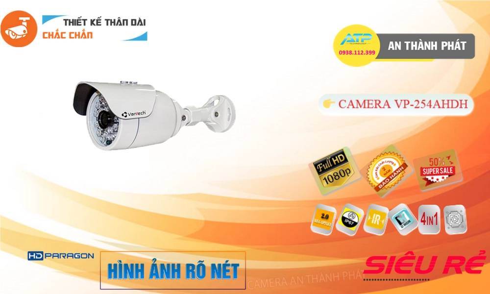 Camera VanTech VP-254AHDH