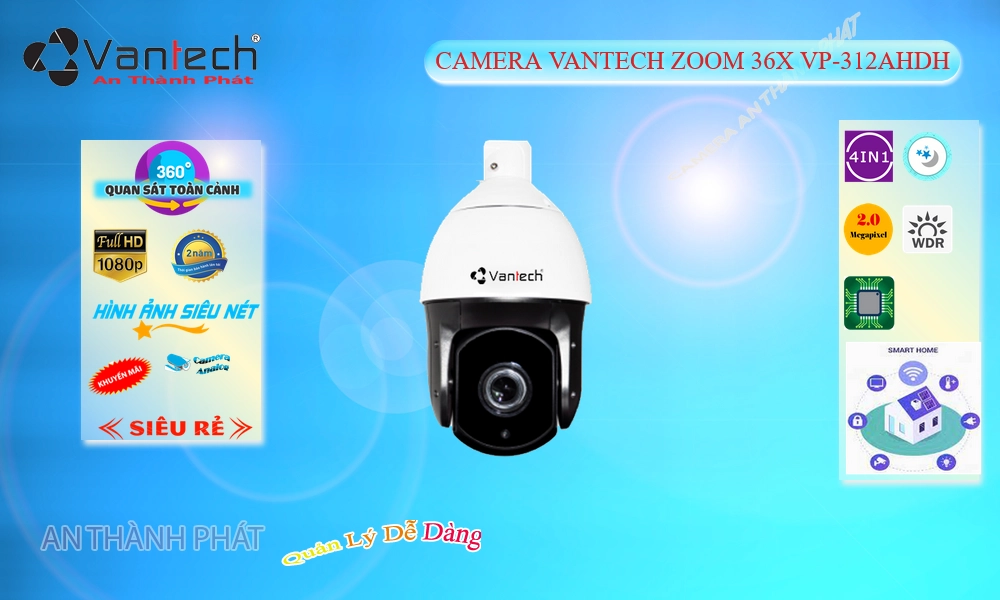 HD VP-312AHDH Hình Ảnh Đẹp VanTech