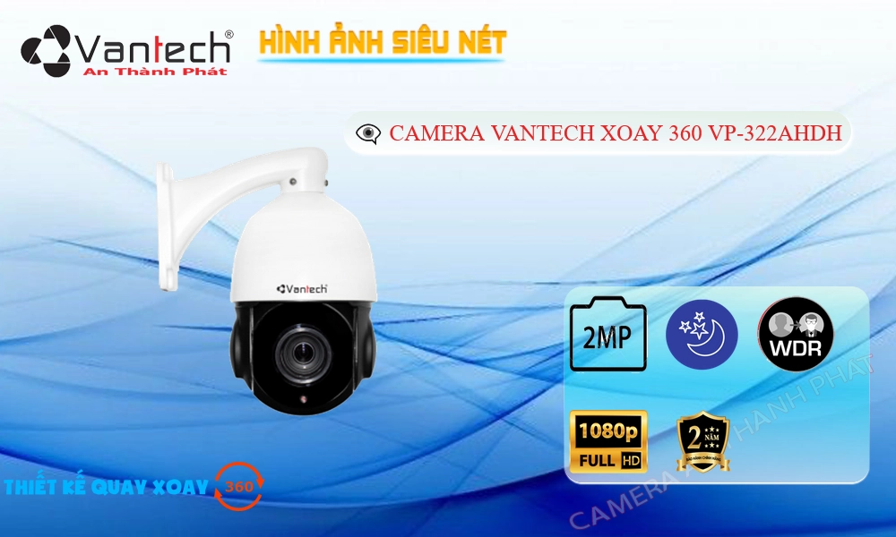 Camera VanTech VP-322AHDH Tiết Kiệm ✅ Camera VanTech VP-322AHDH Tiết Kiệm ✅