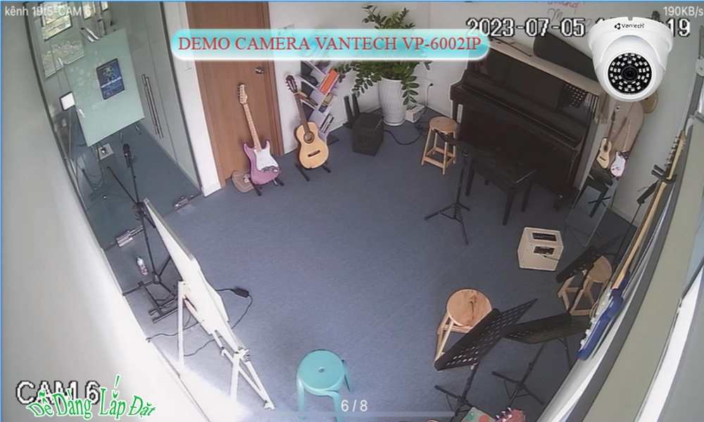 VP-6002IP Camera IP POE giá rẻ chất lượng cao VanTech