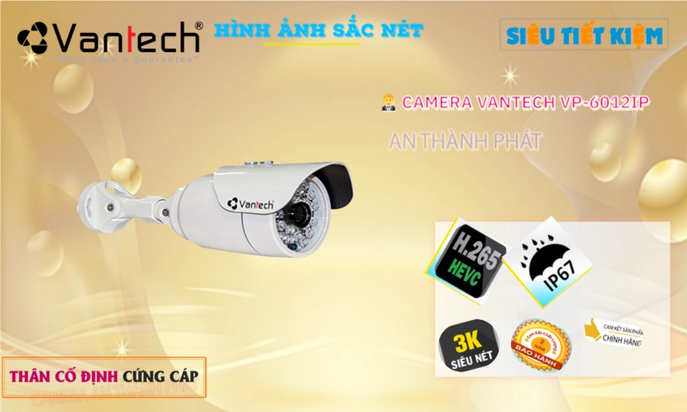 Camera VanTech VP-6012IP Tiết Kiệm