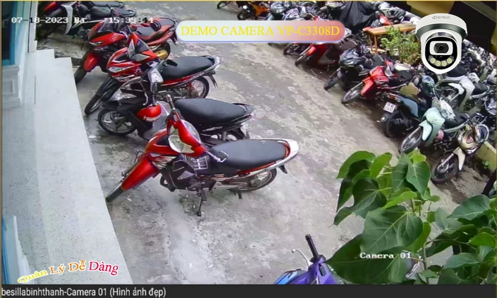 Camera Cấp Nguồ Qua Dây Mạng VP-C3308D VanTech